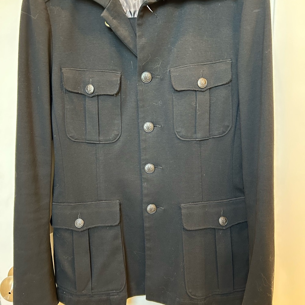 Rag & Bone Black Military Field Jacket